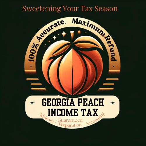 Georgia-Peach-Income-Tax-Logo